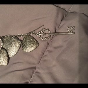 Heart and key necklace